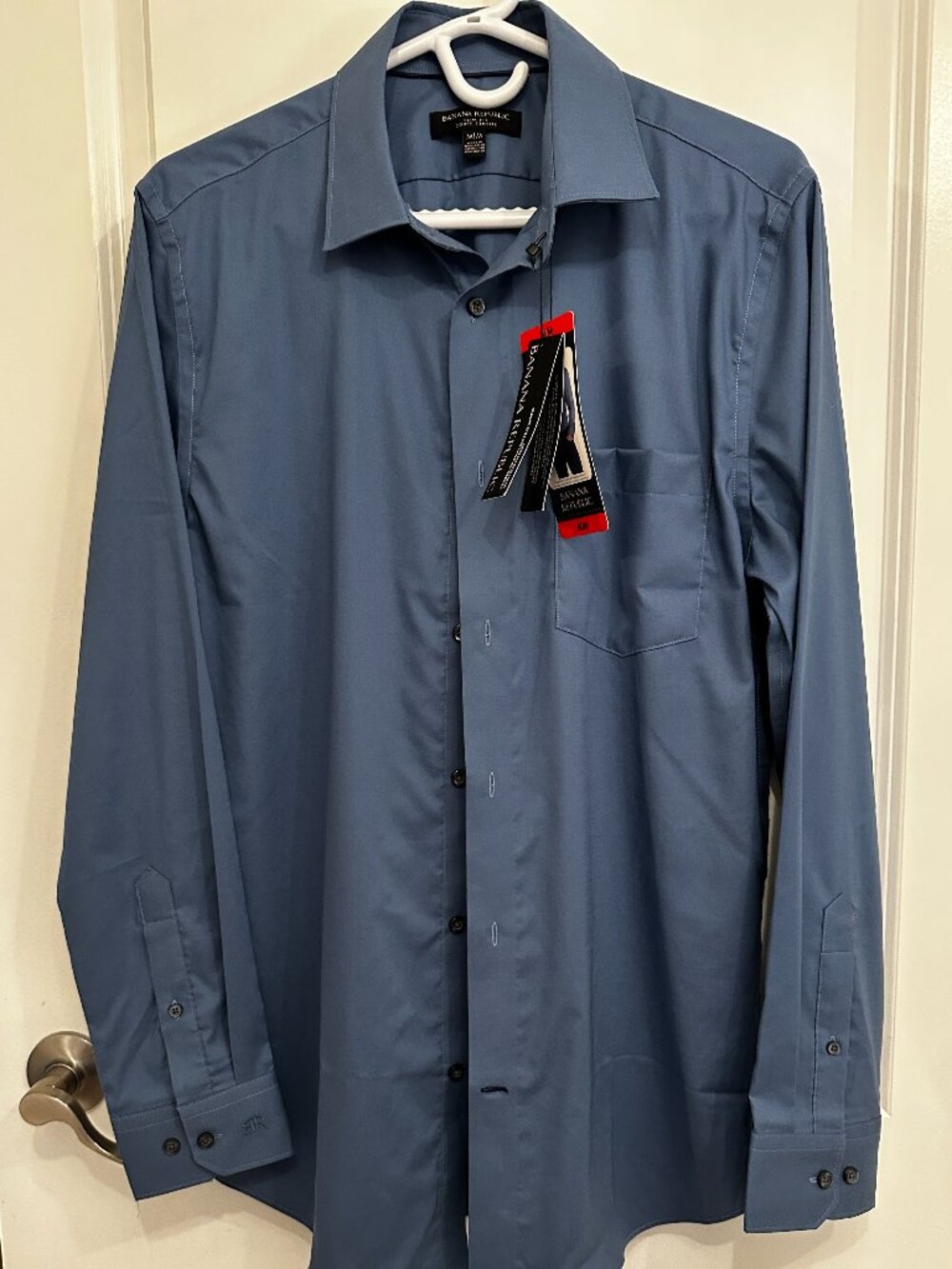 Men's Banana Republic Dress Shirt Wrinkle Resistant Size M NWT